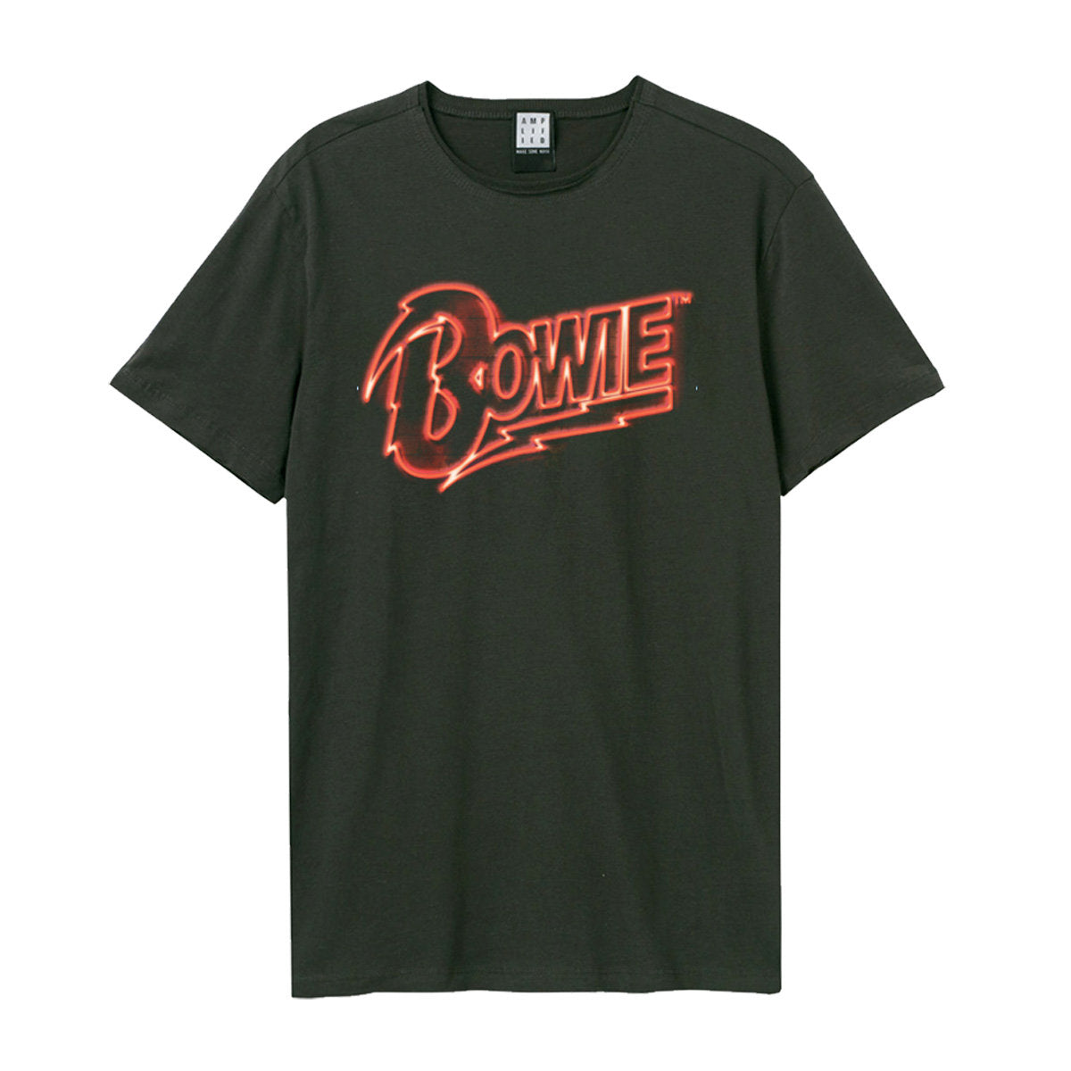 Image of David Bowie Unisex T-shirt - Neon Sign Amplified